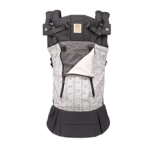 Image of LÍLLÉbaby Complete All Seasons Ergonomic 6-in-1 Baby Carrier Newborn to Toddler - with Lumbar Support - for Children 7-45 Pounds - 360 Degree Baby Wearing - Inward & Outward Facing - Etch
