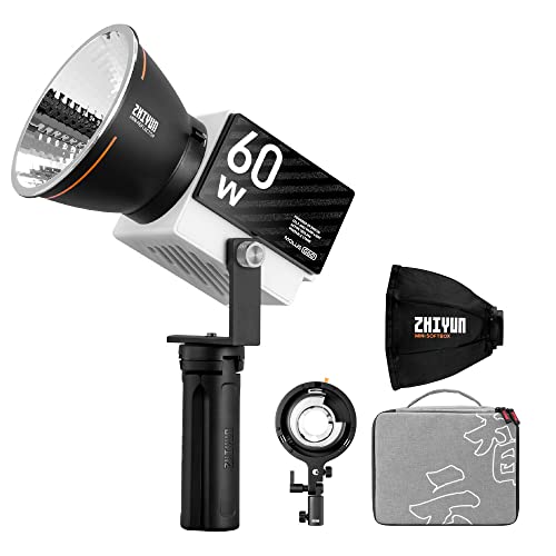ZHIYUN Molus G60 Combo con temperatura bicolor y alta fidelidad cromática