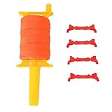 TOPINCN Maurerschnur mit Griff, 540 Ft Hochfeste Geflochtene Nylon-Maurerschnur mit...