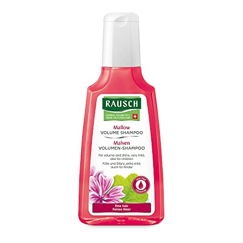 Rausch Fine Hair Natural Volume Shampoo with Mallow 200ml, Red, 200 ml (Pack of 1)