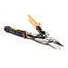 Finder 10'' Straight Cut Aviation Snips, Scissors for Cutting Hard Material, Metal Sheet Cutter