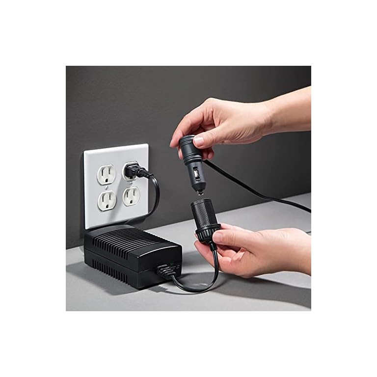 Koolatron 110V AC to 12V DC Power Adapter with Circuit Breaker, AC to