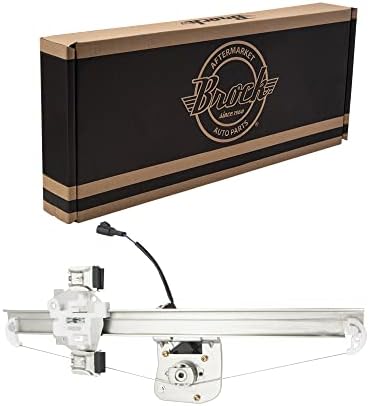 Brock Replacement Driver Rear Power Window Regulator and Lift Motor Assembly Compatible with 2007-2013 Silverado Sierra Extended Cab Pickup Truck 25885884