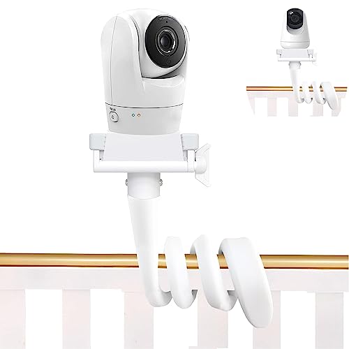Image of JAMYOK Baby Monitor Mount Baby Camera Holder Compatible with VTech VM901 / VM919HD/VAVA/HIPP Baby Camera,Baby Monitor Shelf for Crib Nursery Compatible with Most Baby Monitors