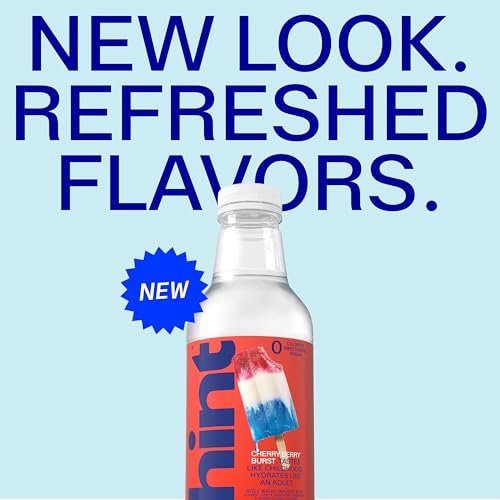 Image of Hint Fruit-Infused Bottled Water, Cherry Berry Burst - Purified Water Beverages with Zero Calories, Natural Flavors, and Sugar Free - 16 Fl Oz (Pack of 12)
