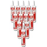 Red Devil 0408 Duraguard Kitchen & Bath Siliconized Acrylic Caulk, 10.1 oz., Clear, 12 Pack, Made in USA