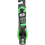 Ocean & Earth Regular Moulded Lime Surfboard Leash - 8'