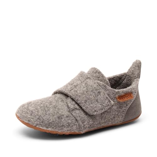 Bisgaard Unisex Kinder Casual Wool Slipper, Grau, 33 EU