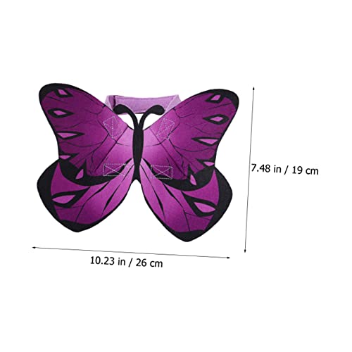 Disfraz alas de mariposa para gatos y perros, color morado miniatura 5