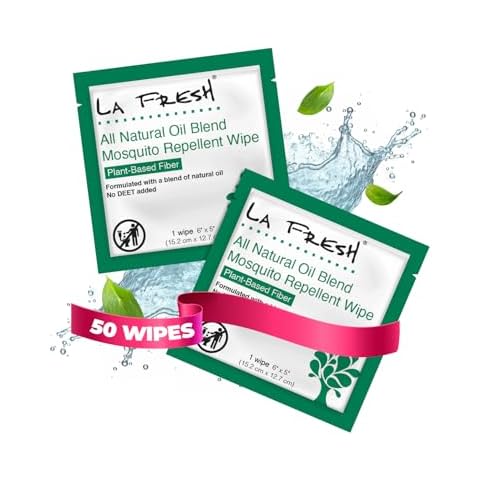 LA Fresh Mosquito Repellent Wipes Cover