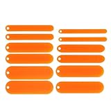 WOONEKY 12個 漁網修理ツール プラスチック製軽量ネット編み用シャトル 補修針付きコンパクトアクセサリー 釣り網補修道具