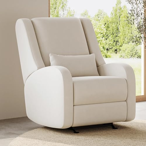 Nurture& Charleston Wingback Power Reclining Glider