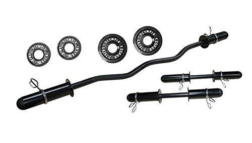 Ader Black Olympic 2'' Hollow Bar Kit w/Plates (Bar Kit + 6.5KG)