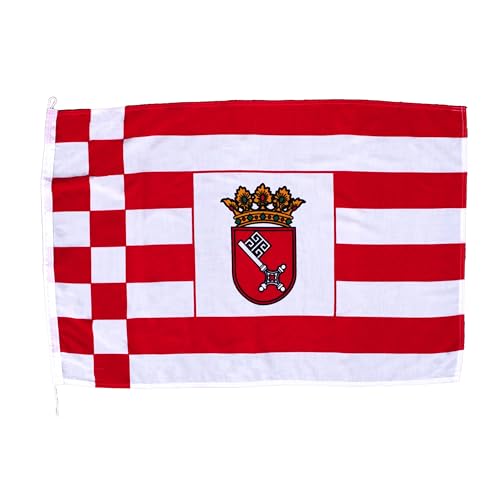 Drapeau de Brême Netflags 160g/m² haut de gamme avec armoiries et clés