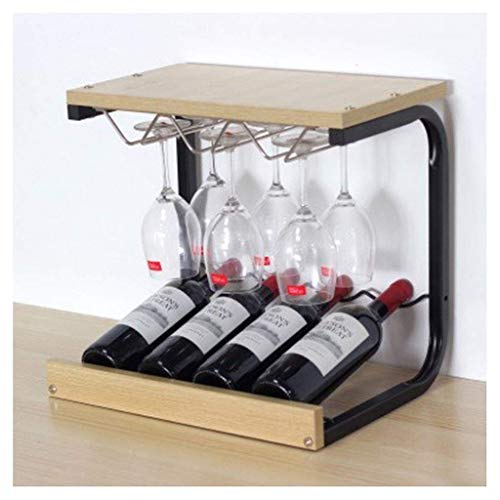Armoire suspendue porte-vin LWX pour un stand de bar convivial à la maison