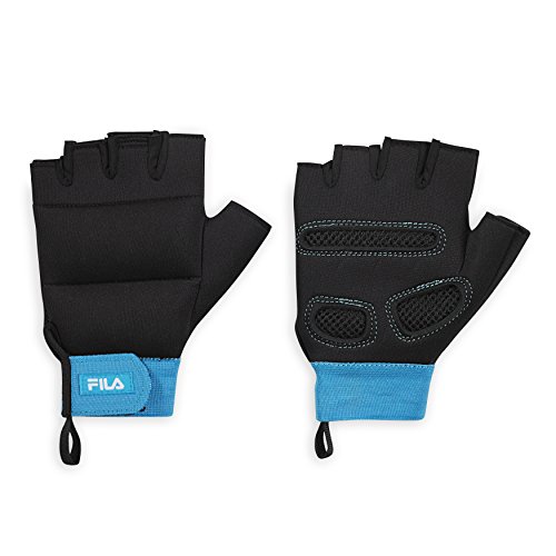 FILA Accessories Weighted Exercise Gloves, 2lb Set (1lb Each)