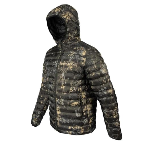 Kryptek Lykos II - Chaqueta para hombre, resistente al agua, abrigo ligero, Nox, talla 3XL, Obskura Nox, XXX-Large