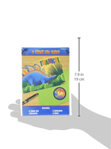 Prehistoric Dinosaurs Thank You, Party Favor, 8 Ct.