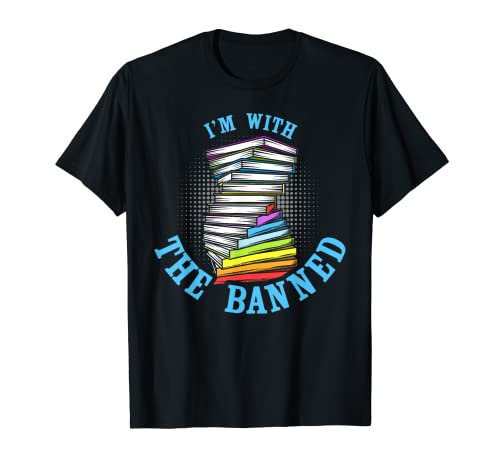 I'm With the Banned Books Lover Reading Bookworm Librarian Camiseta