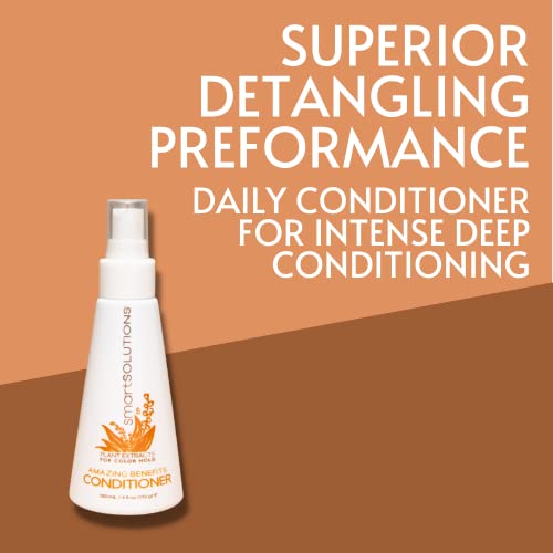 Smartsolutions Amazing Benefits Conditioner, 4 Oz | Prevents Breakage | Tames Frizz | Gluten & Paraben-Free #TOP4