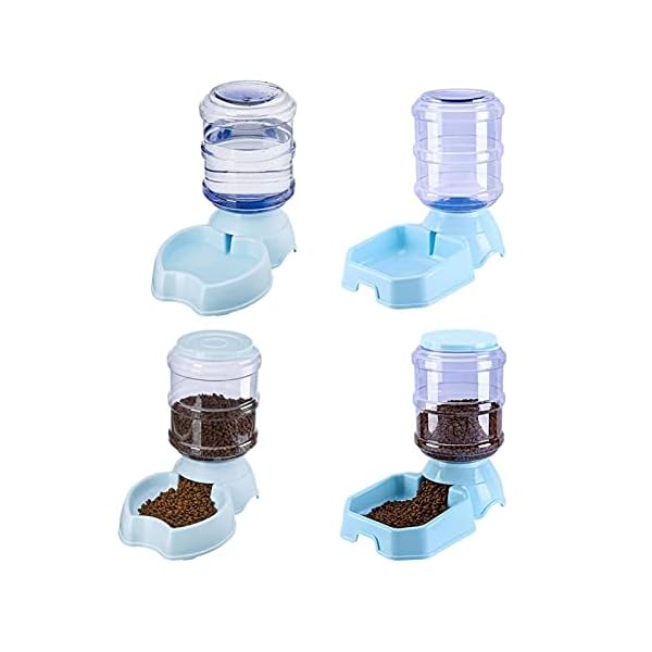 Pet Bowl 3.8L Automatic Pet Feeder Dog Cat Drinking Bowl Large Capacity Water Food Holder (Color : 4) Pet Bowl 3.8L Automatic Pet Feeder Dog Cat Drinking Bowl Large Capacity Water Food Holder (Color : 4)