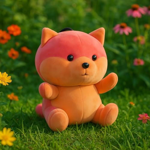 Image of Super Soft Fox Stuffed Animal Toy Cute Red Orange Plush Fox with Huggable Body Perfect for Boys Girls Toddlers Baby Room Decor - Great Birthday, Christmas (30cm)