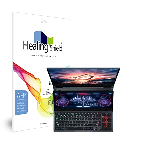 Muellery Healingshield �X�L���V�[���t���ی�t�B���� Screen Protector Oleophobic AFP Clear Film Compatible with ASUS ROG Zephyrus Duo 15 GX551 