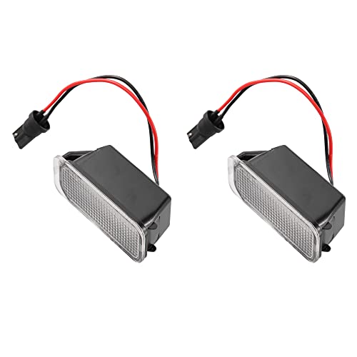 X AUTOHAUX 2pcs LED License Plate Light Lamp White Light for XJR Edge EcoSport