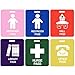 Unbreakable PVC Hall Pass Lanyards,Mlife School Passes Set for Teachers 12 Pack Hall, Bathroom, Library, Office and Nurse Classroom School Supplies