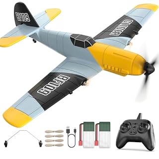 DEERC avion BF-109 3 canaux gyroscope 6 axes, 2 batteries