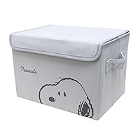 Amazon｜ティーズファクトリー スヌーピー フタ付き折り畳み収納