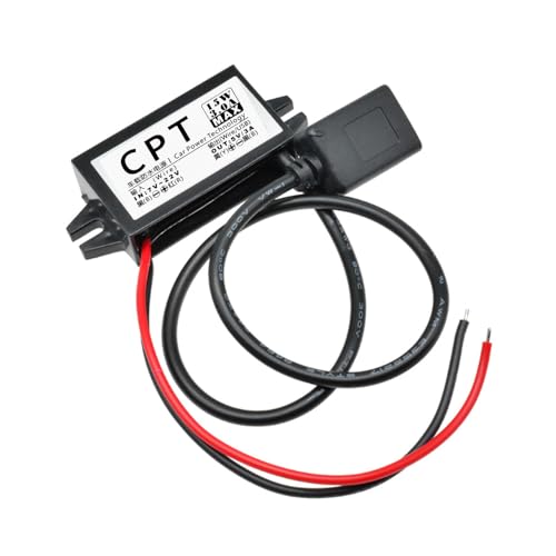 12V Auf 5V USB-Adapter, DC Buck-Konverter-Modul 3A 15W Auto-Stromwandler Adapter (Single USB)