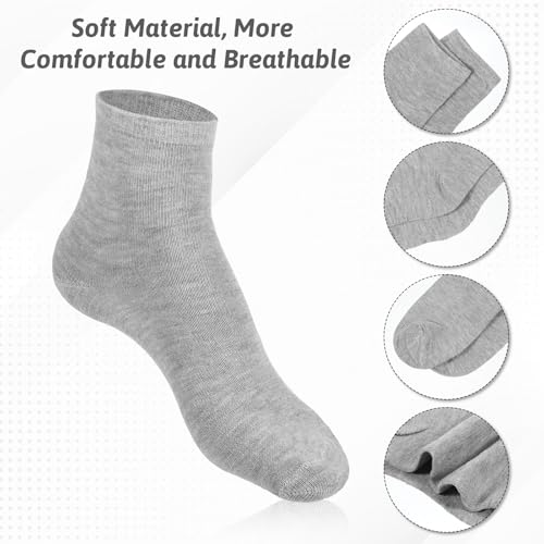 50 Pairs Mens Thin Quarter Ankle Socks Breathable Cushion Socks Athletic Running Ankle Crew Sock3