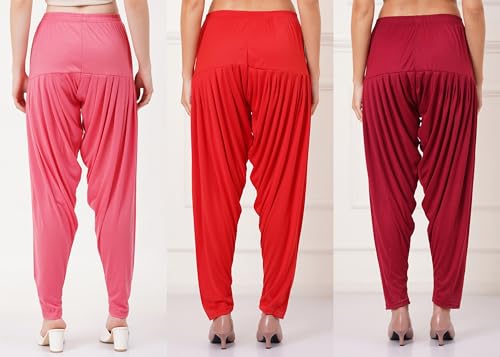 Image of Buy That Trendz Patiala Salwar for Women Relaxed Fit Viscose Patiyala Salwar Harem Bottom Pants