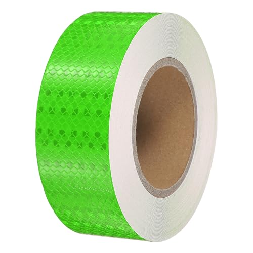Ruban Réfléchissant Vert 2 Pouces x 82 Pieds Imperméable Autoadhésif