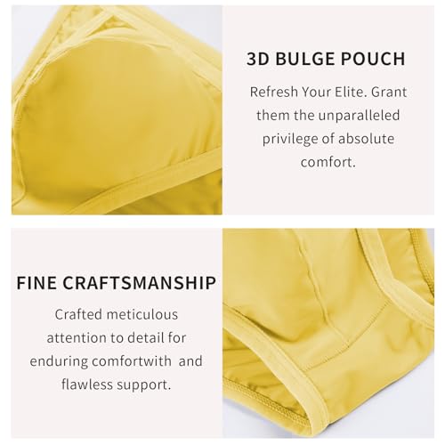 Mens Thongs Brief, Soft and Breathable Ice Silk Comfort G-String Underwear for Daily and Sports Wear3