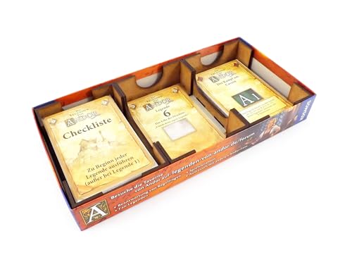 The Game Doctors Brettspiel Organizer kompatibel mit Die Legenden von Andor: Fan-Legenden
