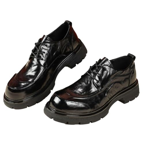 Men's Classic Dress Oxford Vegan Leather Casual Derby Shoes