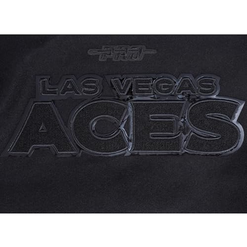 Image of Pro Standard Mens WNBA Classic Triple Black Varsity Jacket