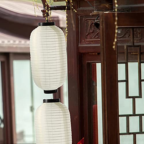 SOIMISS 2Pcs Japonês Lanternas Dobráveis ​​Decorativas Impermeável Lanternas de Seda Dobrável para I