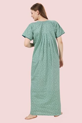 Image of Soulemo Women's Pure Cotton Floor Length Nighty 1690