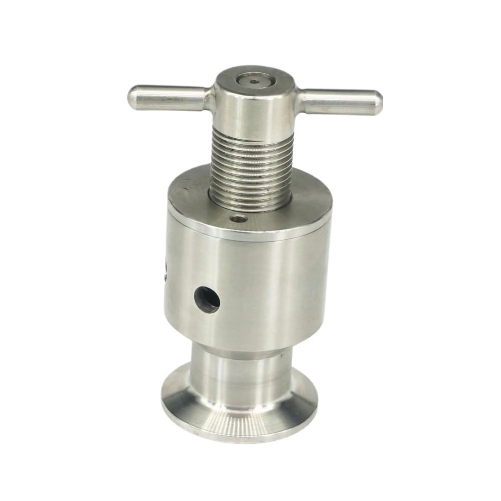 1,5" Tri Clamp 0,5-5 Bar válvula de seguridad de alivio de presión ajustable sanitario SUS304