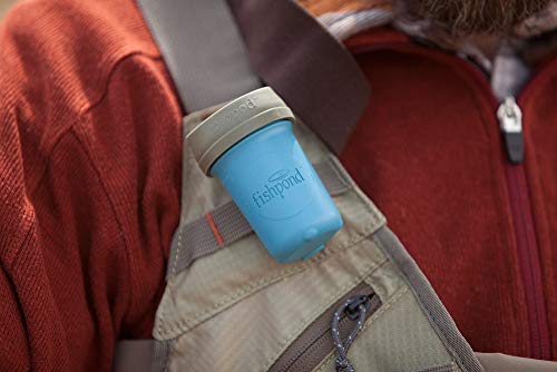 fishpond Large Mouth PIOPOD Microtrash Container | Pack It Out Streamside Waste and Trash Container - Steelhead Blue
