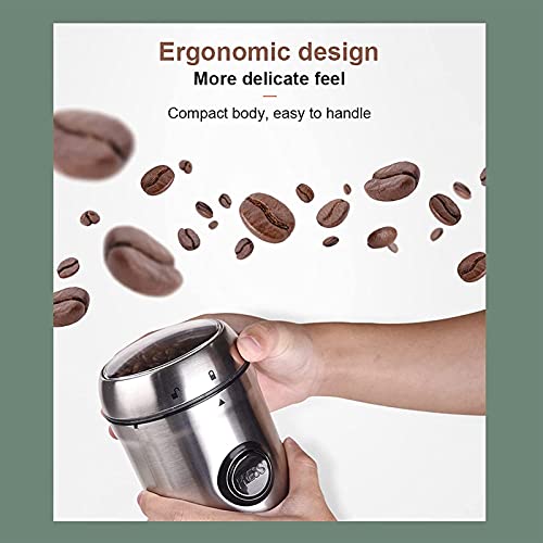 Starfisher Automatische elektrische Kaffeemühle, tragbare Bohnenmahlmaschine, Edelstahlmühle und Pulvermaschine… – Bild 3