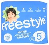 Freestyle Diapers Size 5, 22 CT (25+ lbs)