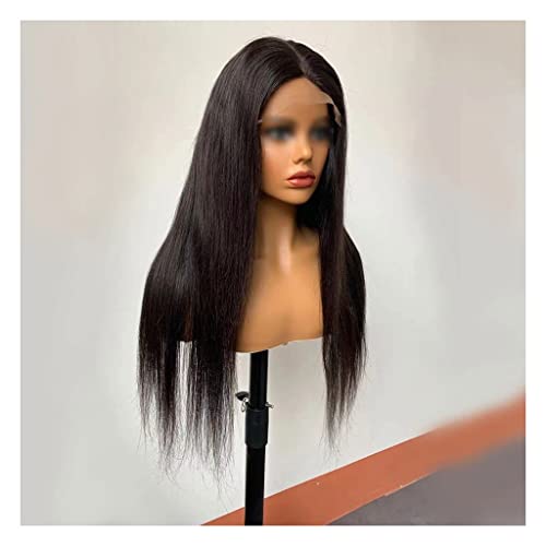 Perruque cheveux naturels 4x4 Silk Top Wig 150% pour femme noire