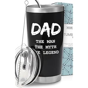 KEDRIAN Dad Tumbler 20oz, Perfect Father Day Gifts For Dad, Insulated Mugs For Dad, Dad Gifts, Gifts For Dad, Dad…