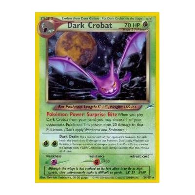 dark golbat pokemon card price AGS 8.5 1st Edition Dark Golbat Holo main image 0