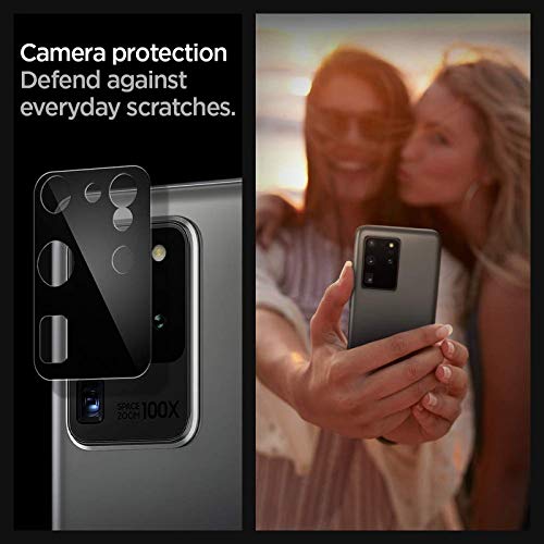 Image of 9H 3D Back Camera Lens Protector Compatible For Oppo F17 Pro [Full Coverage 360 Degree protection Tempered Glass Film Bubble-Free Anti-Scratch Easy Install Ultra-Thin]-(Black)