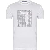 Kurzarm T-Shirt rund Hals Mann Herren Baumwolle TRUSSARDI JEANS Artikel 52T00311